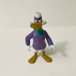 Vintage 1991 Darkwing Duck 4” Figure Disney Ducktales Playmates No Hat